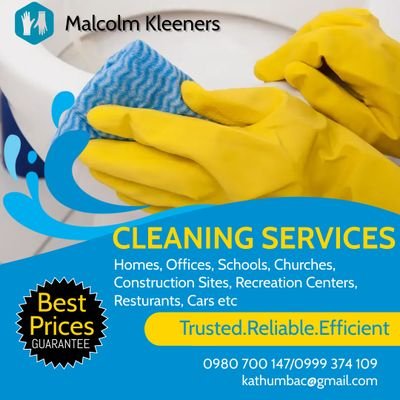 Home & Office Cleaning, Fumigation, Garbage Collection, Upholstery, Maid Services etc