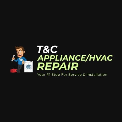 T&C Appliance/HVAC Repair 
Your #1 Stop for Service & Installation
Serving NC Residents
Call Now- We Repair All Makes & Models
Home Appliance Repair & Service