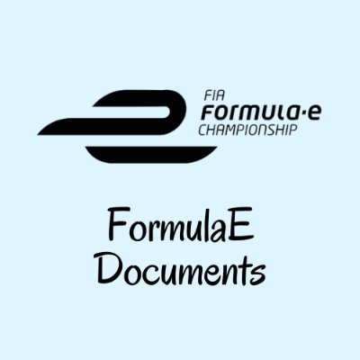 A bot that tweets when FormulaE uploads a new document. NOT affiliated w/ @FIAFormulaE or @FIA | @FIMDocs @WSeriesDocs

#FIA #FormulaE