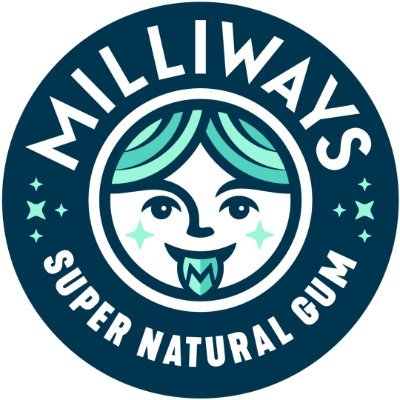 Most gum is made from chewy plastic! Milliways is Plant Powered, Plastic Free and Biodegradable 🍃