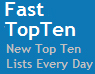 Fast_Top_Ten's profile picture. Top Ten Lists where your opinion matters. Rate items and change their rankings. Submit your own top ten list.