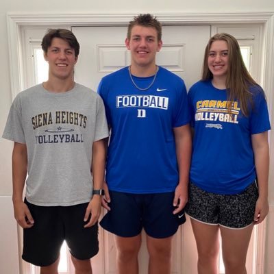 Dad - Jakob (SHU 🏐 #7) Justin (Duke 🏈 #77) Jessica (VU 🏐 #27)