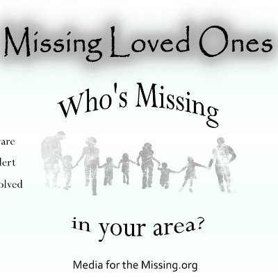 Media for the Missing, 501c3 org, serving as a media outlet to help increase awareness for missing & unidentified persons thru missing persons kiosk system.