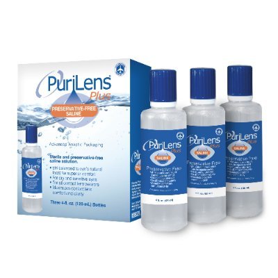 Purilens's profile picture. Purilens Plus Preservative Free Saline Contact Solution. A gentle, preservative free saline solution used for rinsing and storing contacts.