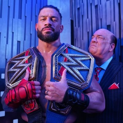 @WWERomanReigns undisputed wwe universal champion so tribal chief acknowledge him. And the usos are the greatest tag team champions acknowledge the bloodline