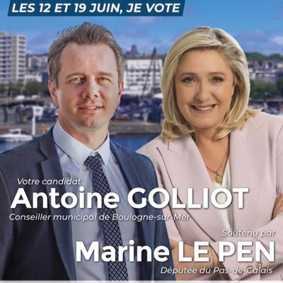 Conseiller municipal #RN de #BoulognesurMer depuis 2014. (50,28% des voix à #BoulognesurMer lors des législatives de juin 2022). #RassemblementNational