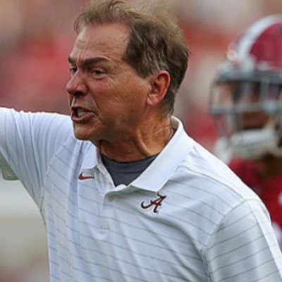 Alabama head coach and pretty good darn coach! Lot better than Jimbo aight? #notrrealcoachsaban