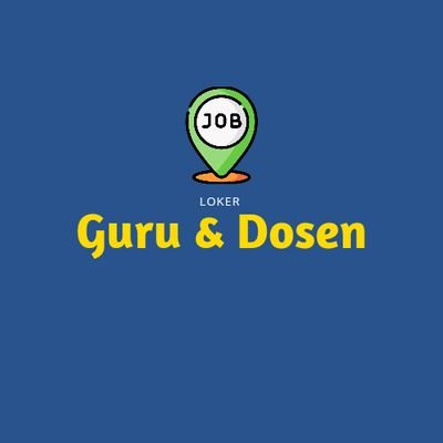 Update setiap hari; 

DM utk Loker & Promote;

Official Resmi Loker Guru dan Dosen Indonesia