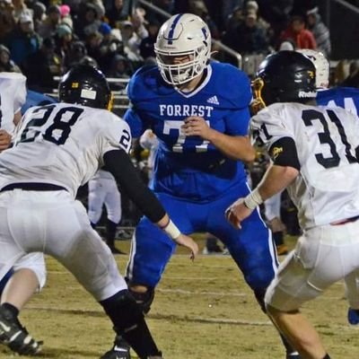 2024 OL/DL
6'5 312lbs
Forrest High School
Chapel Hill, TN
3.5 GPA
2021 2A Region Offensive Lineman of the Year
TN HSFB All State Team
#CSS