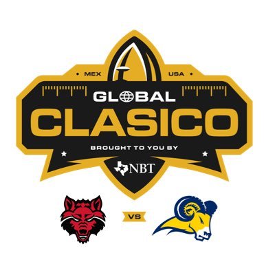 The Global Classico Brought to you by NBT is coming to Fort Worth Tx Aug. 27th. International Football Americano between colleges in Mexico & the US