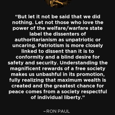 Ron Paul was Right, Taxation is Theft, Pro 2A, Individual Liberty, Leave People Alone
