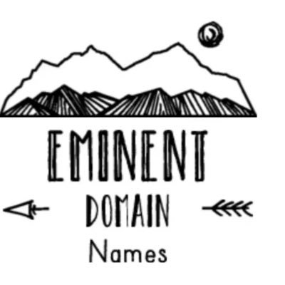 Eminent Domain Names is for sale. Priced to sell. Domainer domain name. LINK IN BIO