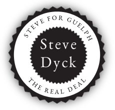 Official account of the campaign to elect Steve Dyck Guelph Provincial Green Candidate.