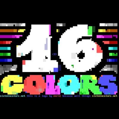 Sixteen Colors is an online ANSI and ASCII Art Gallery collecting all of the art packs released since the early 1990s