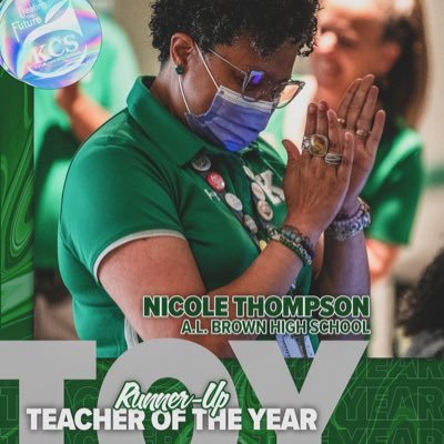 Current ELA teacher | Former ESL teacher | 2022 Teacher of the Year @ALBrownHS | 2022 District TOY Runner-Up @KCS_NC | AKA 💕💚| Autism mom