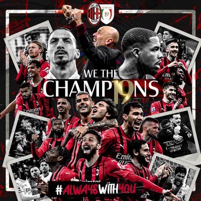 #ForzaMilan 🔴⚫️7️⃣🏆 | CAMPIONE D ITALIA 🇮🇹🏆🔴⚫