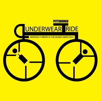 Twitter account for the Pittsburgh Underwear Ride. For inquiries, slide in the DMs.