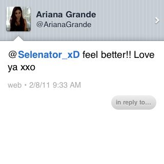 underurcorktree's profile picture. I ♥ @ArianaGrande :] she's my idol n insperation.. I love her tweeted me on 2/8/11 at 9:33 AM [; #ArianaArmy Plant Love, Grow Peace