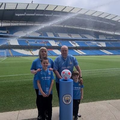 I'm happily married to Natalie - We have two children, Harry and Lily...I'm also a lifelong Manchester City fan.