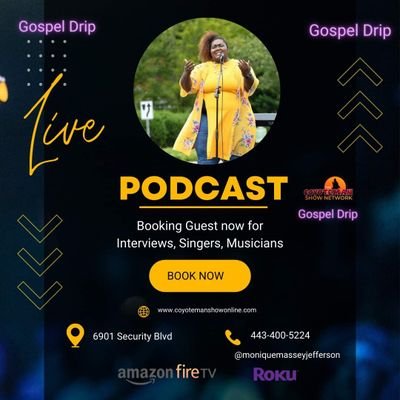 We are Bringing Great Gospel, Live interviews, & Performance to you on Roku, Amazon Fire TV, on The Coyoteman Show Network https://t.co/o4cJMCTTeB