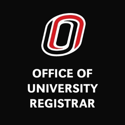 Official Account of the University of Nebraska at Omaha's Office of the University Registrar.
