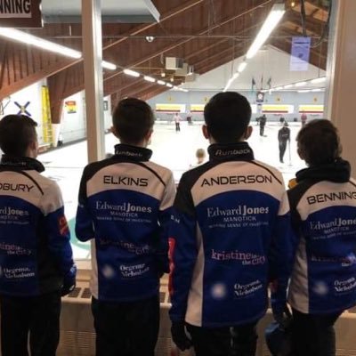 A U18 competitive boys curling team playing in Ottawa, Ontario