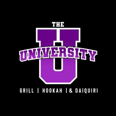 The University Grill Aka The U 🏤 Hookahs 🪝• Food 🍔• Daiquiris 🥤 • Live Music 🎶  Great Food 🍔🍗🧋 One of One Experience 🎥