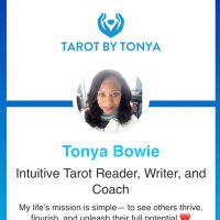 Tonya Bowie - @TonyaB_Tarot Twitter Profile Photo
