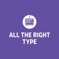 All the Right Type(@atrtonline) 's Twitter Profile Photo