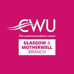 Official twitter account of the CWU Glasgow & Motherwell branch. Telecom & Financial Services constituency of the Communications Workers Union.