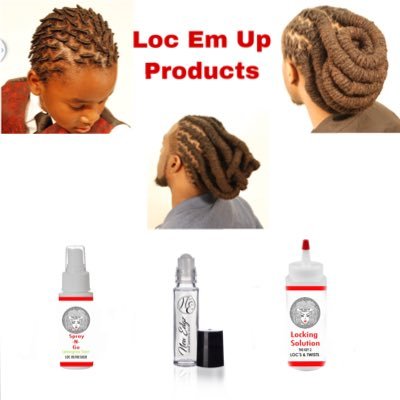 Loc Em Up Products is not a Wax or https://t.co/3jCG1wEz4z's a Solution to Your Locs with No Alcohol,No Residue,No Build-Up, Gives your Locs a Firm Hold! Locks hair FAST