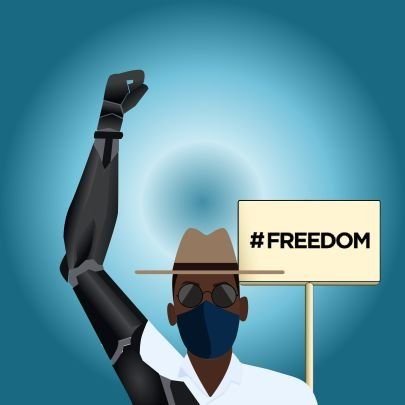 FreedomFNFT's profile picture. ✊🏾 A freedom inspired collection
✊🏽 Join the Fight
✊🏽 An EndSars inspired movement 
✊🏼 https://t.co/A5SC82M4xG
