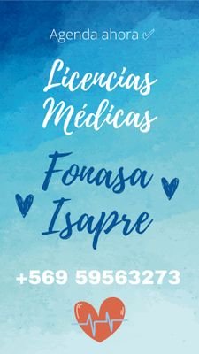 Licencias médicas, certificados medicos, consulta por el tuyo +56959563273.