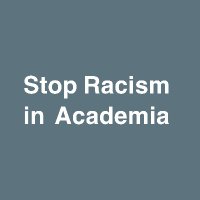 Stop Racism in Academia (@stopracismacade) 's Twitter Profile Photo Stop Racism in Academia (@stopracismacade) 's Twitter Profile Photo
