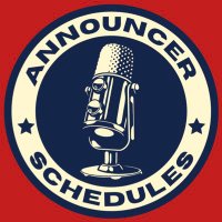 Announcer Schedules(@announcerskeds) 's Twitter Profile Photo