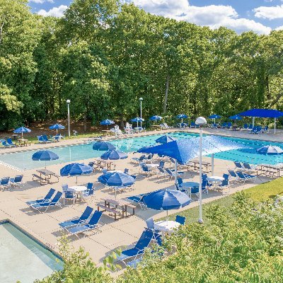 Outdoor Pool at JCC Greater Boston.