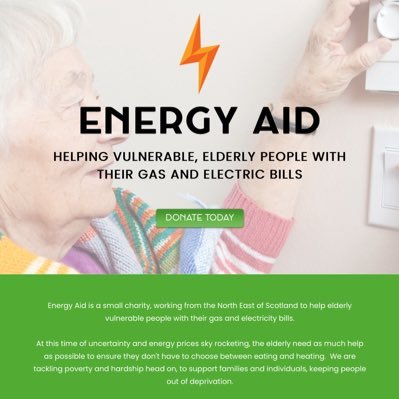 Small charity based in North East Scotland to assist the elderly with their energy bills.