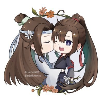 18+成人済// 魔道祖師絵垢/結婚後の暮らし❤️病弱ネタ💙🐉🦊🥚AU/衣裝捏造注意/