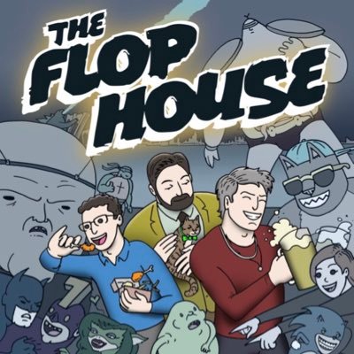 @ElliottKalan, @dankmccoy, and @flophousecat co-host a comedy podcast about bad movies. Production by @HowellDawdy.