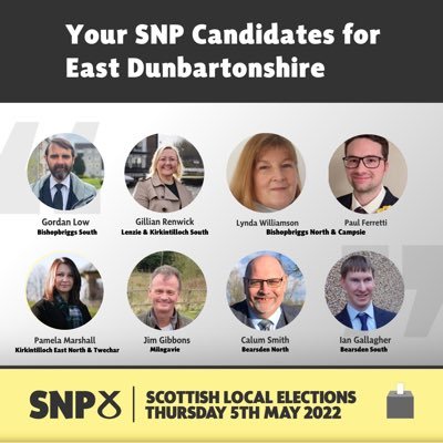 Official East Dunbartonshire Council's SNP group. Promoted by EDC SNP Group at SNP HQ, Gordon Lamb House, 3 Jackson's Entry, Gentle's Entry, Edinburgh EH8 8PJ.