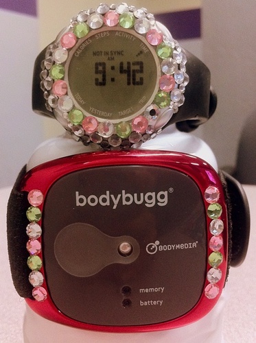 BodybuggBling's profile picture. The Bodybugg/watch v3 is sleek and compact but I thought that it could use some bling. I started out just blinging my own and then got requests from clients...