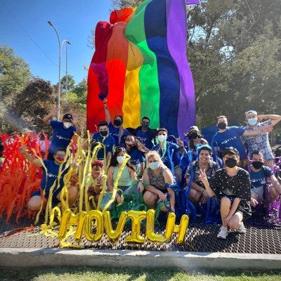 Somos l@s voluntari@s del @Movilh y l@s organizador@s de las marchas por la igualdad y por la diversidad sexual y de género más masivas de Chile.✊🌈❤️