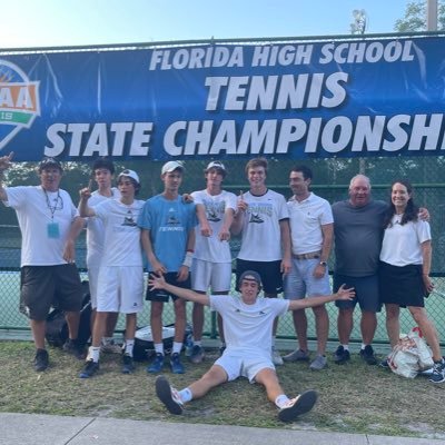 Ponte Vedra HS Varsity Boys Tennis 2022 District 3-3A Champions, Region 2 Champions,FHSAA STATE CHAMPIONS