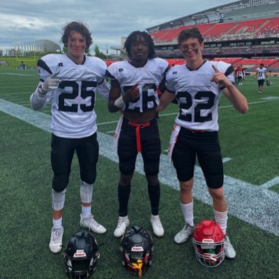 Class of 2023.@PACarlton #4•Sask Selects #4• 2x North Sask Academy All-Star (2020, 2021)•Safety/DB/Receiver/PR/KR/LS•5’11”, 166lb•4.0 GPA•Hudl link below