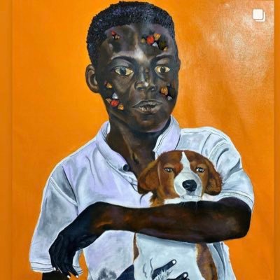 winfred Nana Amoah is a Hohoe (Ghana ) based artist whose media of practice include textiles,used credit cards, newspapers and plastic bags. figurative artist.