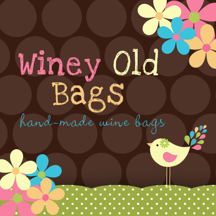 Hand-made Wine Bags, so you can wrap your gift with style, affordably, and make someone smile every time!  Custom bags available. Seasonal bags always in stock!