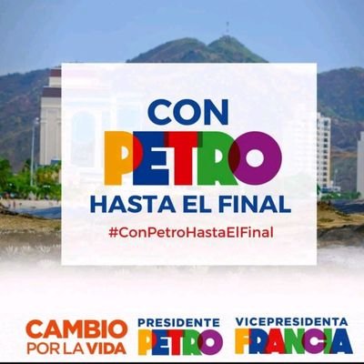 Cuenta en apoyo a la campaña de @petrogustavo a la presidencia de Colombia 🇨🇴 #PactoHistorico