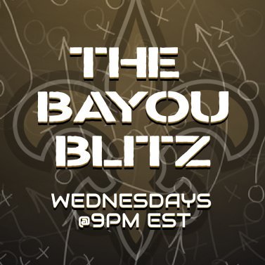 The Bayou Blitz is a weekly New Orleans Saints & NFL Topics Podcast hosted by @SaintsNews analysts @Bobbyr2613 & @BtBoylan ⚜️ New Episodes Wednesdays at 9pm est