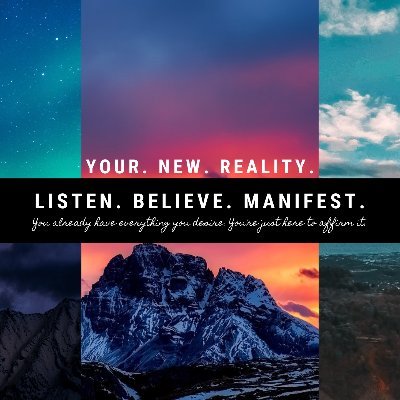 yournewreality7's profile picture. I love to create subliminals to help others. They can be found on Etsy & YouTube at:

https://t.co/DVX2QVNIR2
https://t.co/0Zz17om7dQ