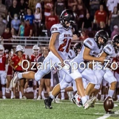 2025| 4.5⭐️ Kicker| HKA Top 40| Underclassman Challenge|Branson High School(MO)| 4.0 GPA | Head Coach: Aaron Hafner| 2023 All State Class 5